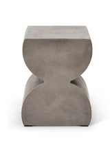 Harper Fiber Reinforced Concrete Square Side Table Outdoor Side Tables LOOMLAN By Urbia