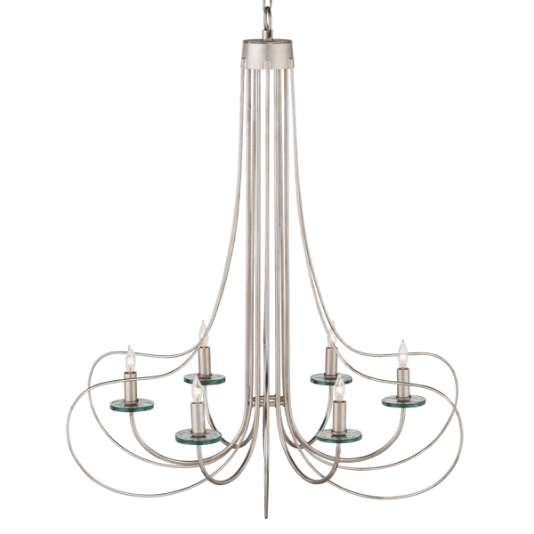 Harrow Chandelier Chandeliers LOOMLAN By Currey & Co