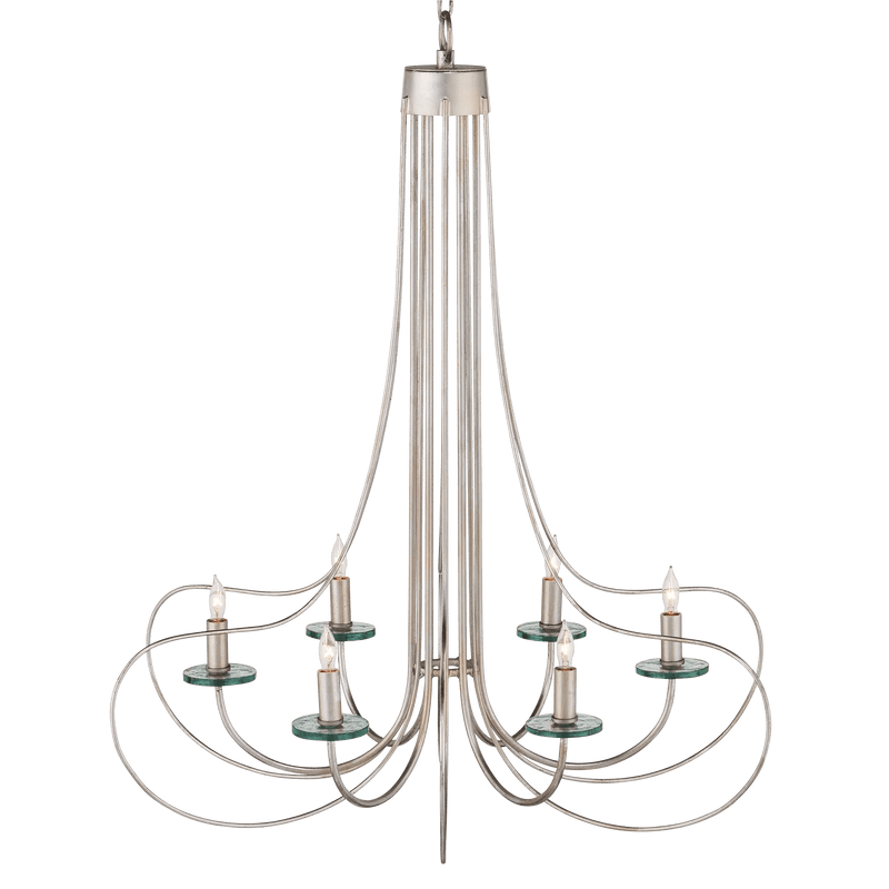 Harrow Chandelier Chandeliers LOOMLAN By Currey & Co