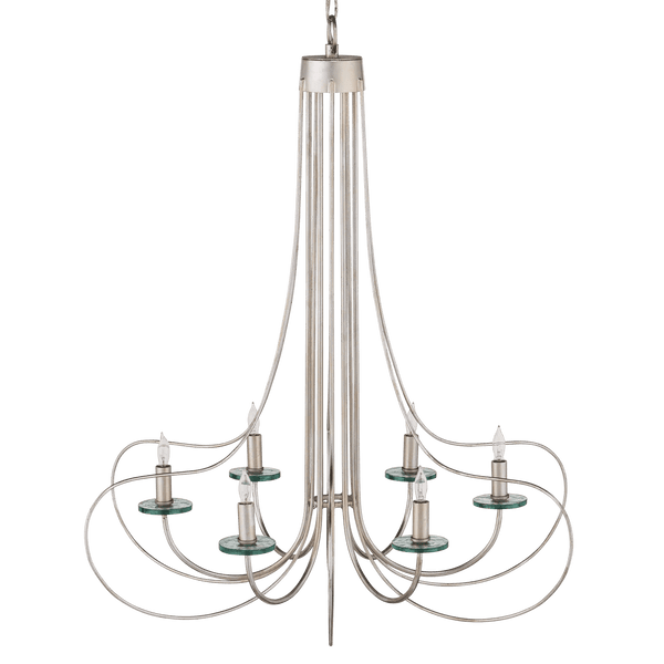 Harrow Chandelier Chandeliers LOOMLAN By Currey & Co