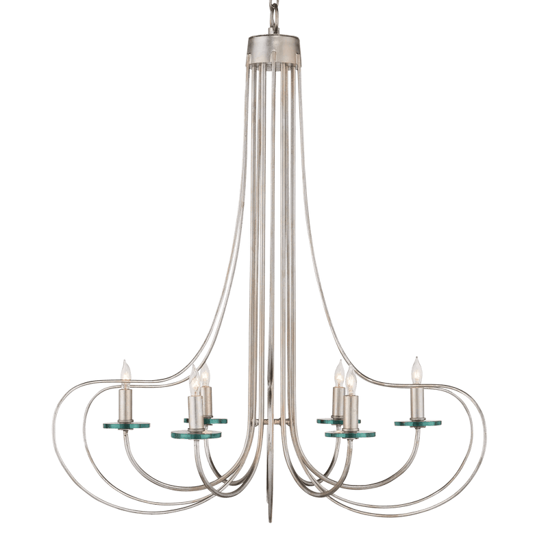 Harrow Chandelier Chandeliers LOOMLAN By Currey & Co