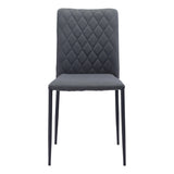 Harve Dining Chair (Set of 2) Gray Dining Chairs LOOMLAN By Zuo Modern