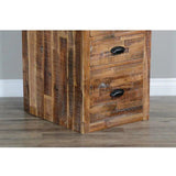 Havana Rustic Acacia File Cabinet Side Tables LOOMLAN By Sunny D