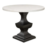 Haviland Marble Round Dining Table White Dining Tables LOOMLAN By Sarreid