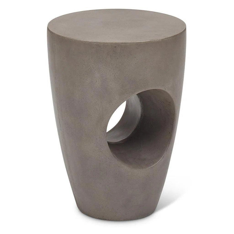 Hayden Fiber Reinforced Concrete Side Table Outdoor Side Tables LOOMLAN By Urbia