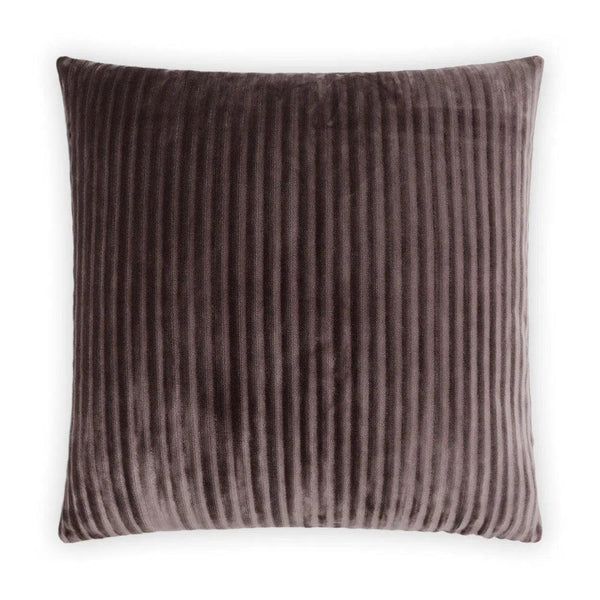 Hayworth Mauve Coffee Brown Throw Pillow With Insert Throw Pillows LOOMLAN By D.V. Kap