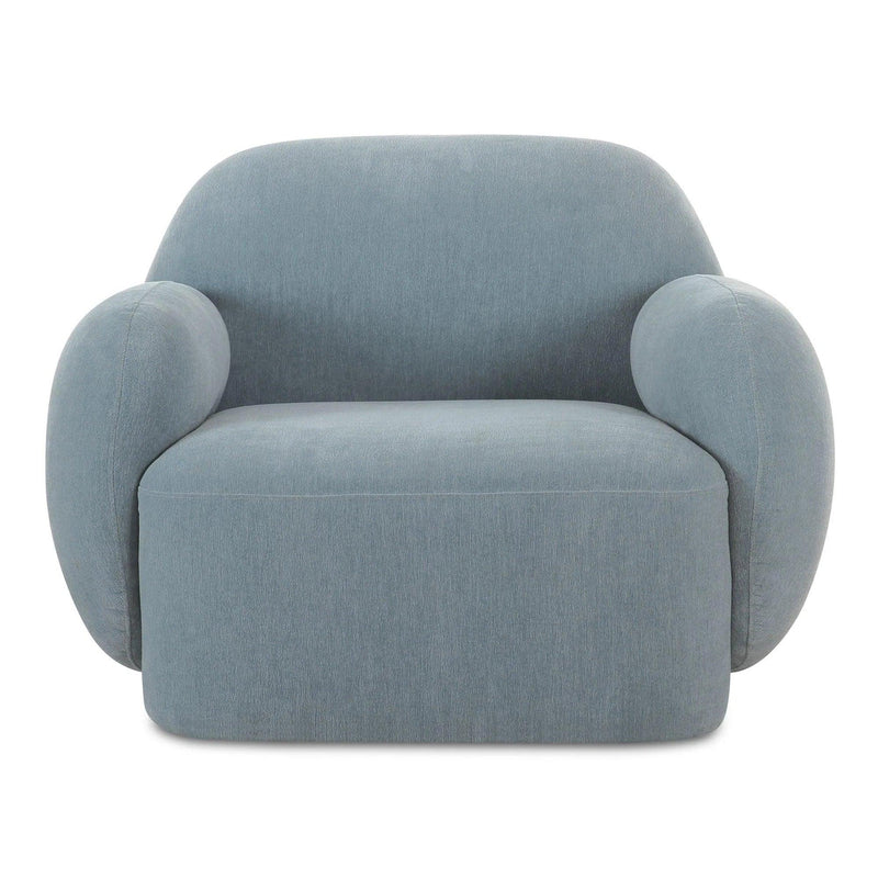 Hazel Polyester Upholstered Lounge Armchair Lounge Chairs LOOMLAN By Moe's Home