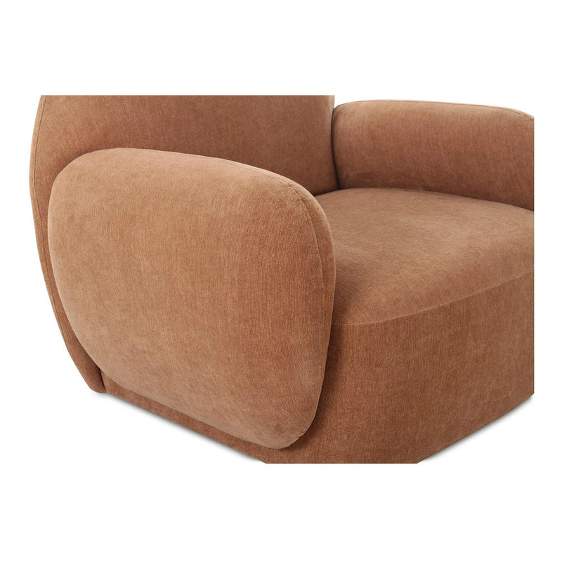 Hazel Polyester Upholstered Lounge Armchair Lounge Chairs LOOMLAN By Moe's Home