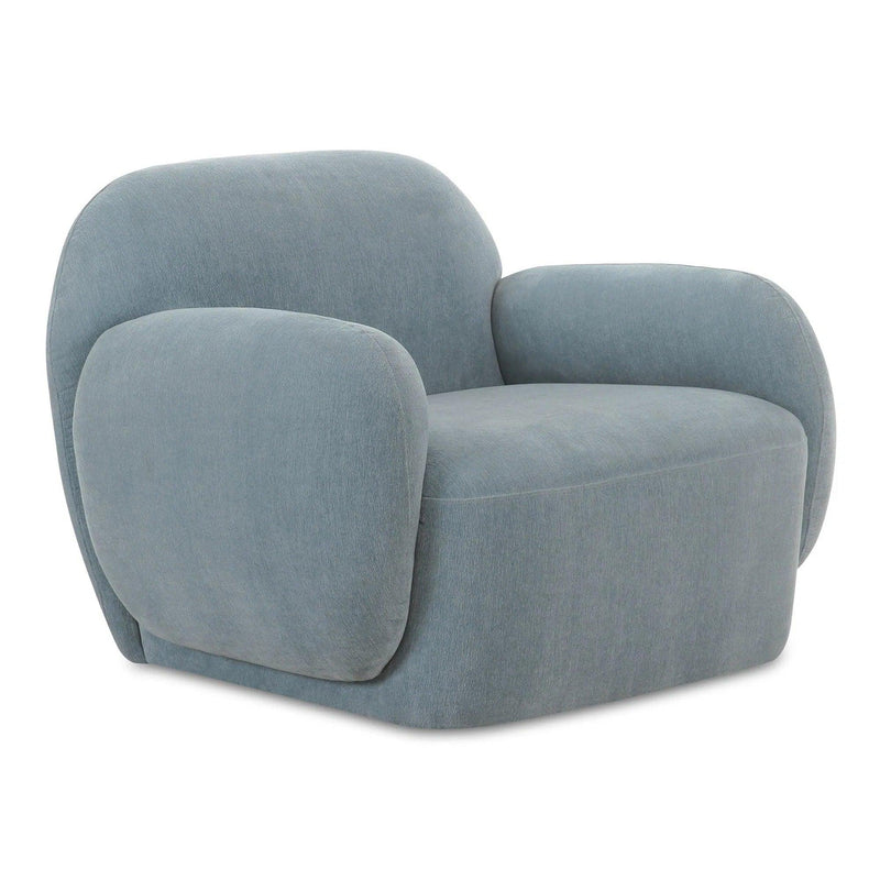 Hazel Polyester Upholstered Lounge Armchair Lounge Chairs LOOMLAN By Moe's Home