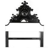 Headboard Fiorentina Queen Headboard Black (Headboard Only) Beds LOOMLAN By Peninsula Home