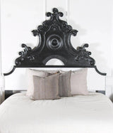 Headboard Fiorentina Queen Headboard Black (Headboard Only) Beds LOOMLAN By Peninsula Home