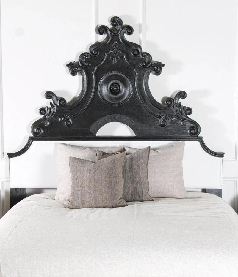 Headboard Fiorentina Queen Headboard Black (Headboard Only) Beds LOOMLAN By Peninsula Home