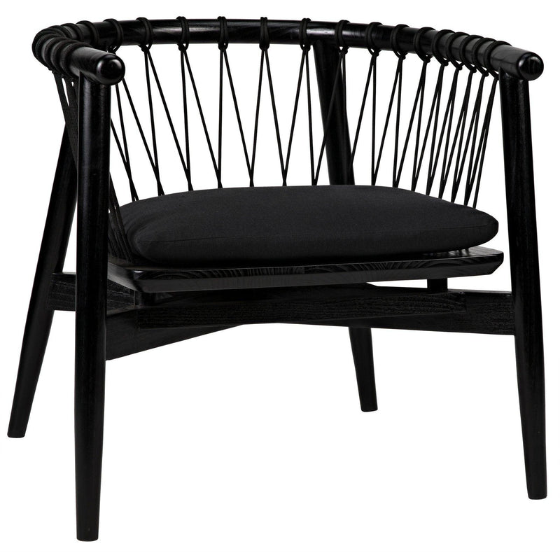 Hector Chair, Charcoal Black Dining Chairs LOOMLAN By Noir