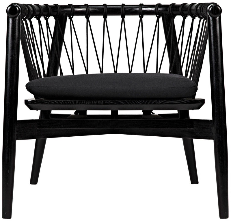 Hector Chair, Charcoal Black Dining Chairs LOOMLAN By Noir