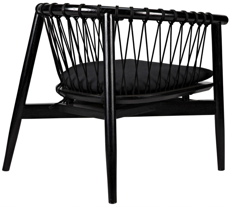Hector Chair, Charcoal Black Dining Chairs LOOMLAN By Noir