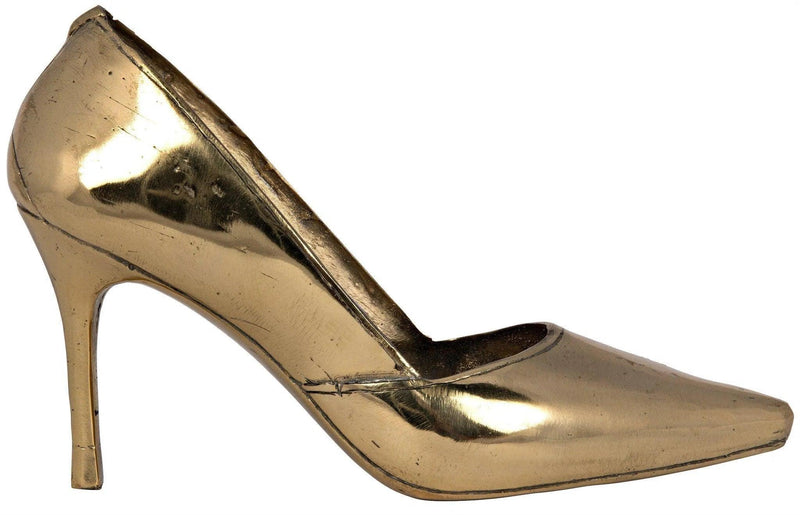 Heel Antique Brass Sculpture Statues & Sculptures LOOMLAN By Noir