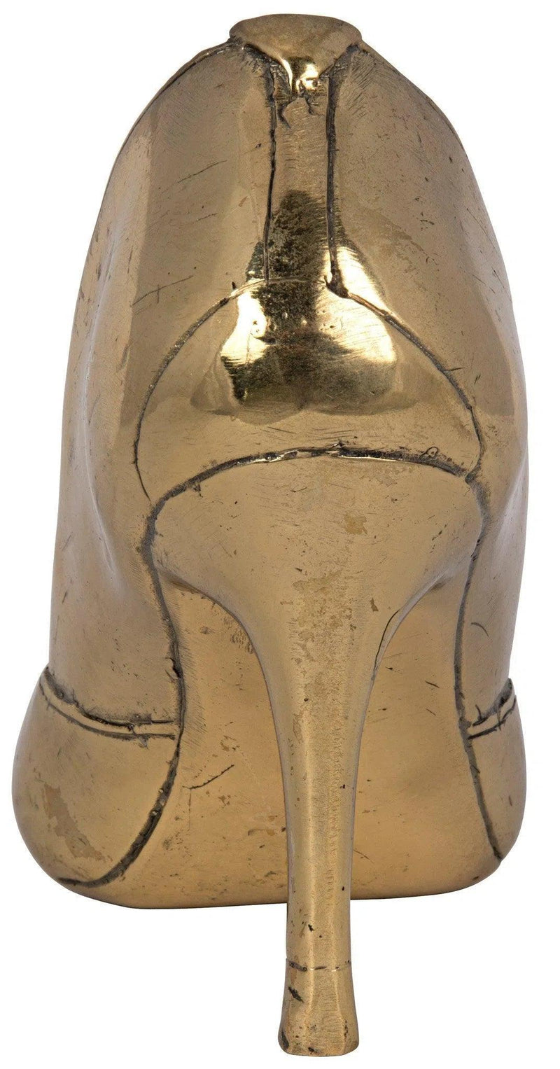 Heel Antique Brass Sculpture Statues & Sculptures LOOMLAN By Noir