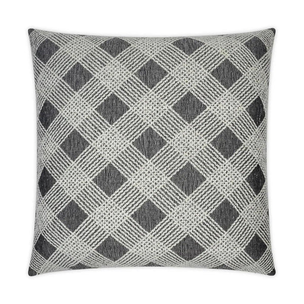 Henderson Traditional Grey Large Throw Pillow With Insert Throw Pillows LOOMLAN By D.V. Kap
