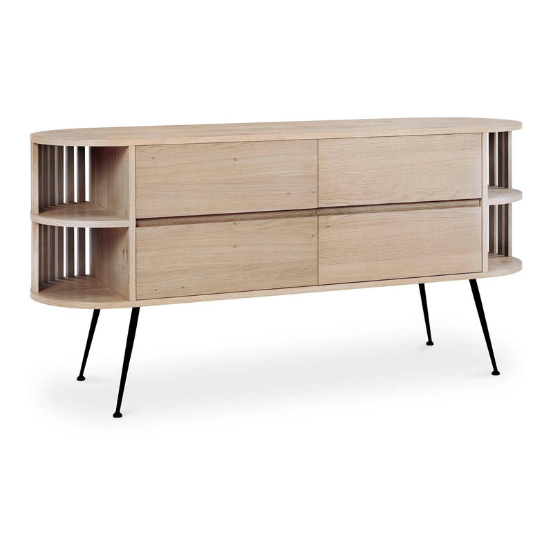 Henrich Natural Wood Sideboard Sideboards LOOMLAN By Moe's Home