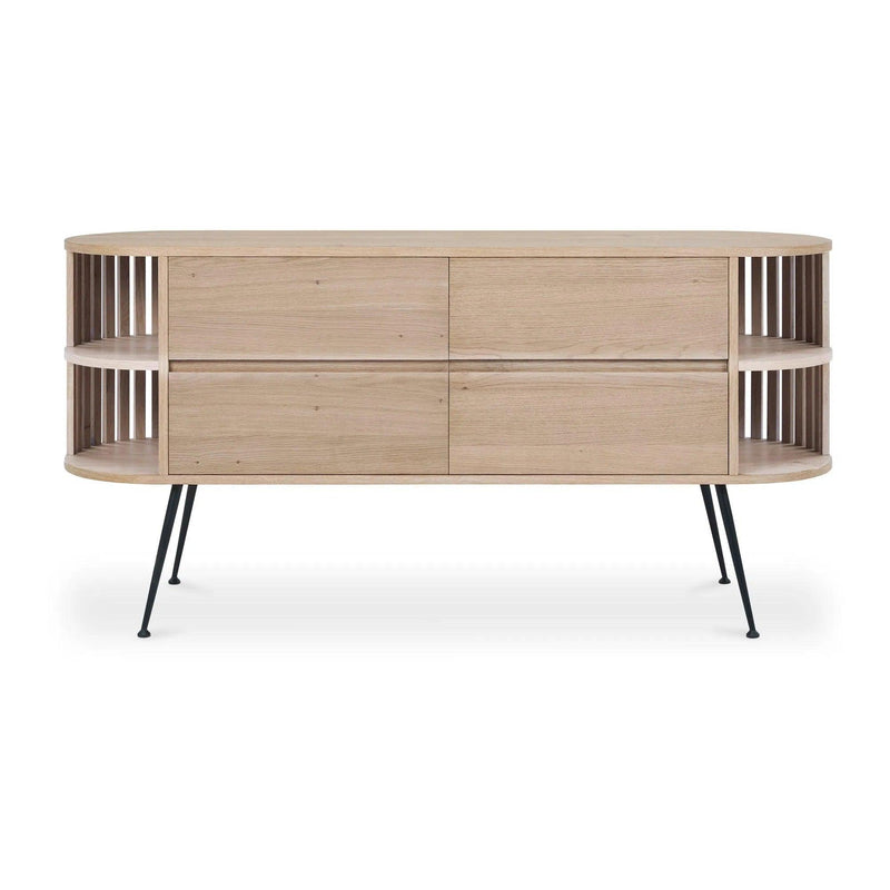 Henrich Natural Wood Sideboard Sideboards LOOMLAN By Moe's Home