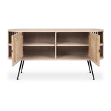 Henrich Natural Wood Sideboard Sideboards LOOMLAN By Moe's Home