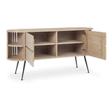 Henrich Natural Wood Sideboard Sideboards LOOMLAN By Moe's Home