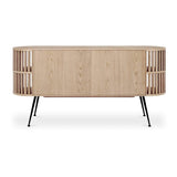 Henrich Natural Wood Sideboard Sideboards LOOMLAN By Moe's Home