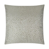 Hepburn Silver Grey Throw Pillow With Insert Throw Pillows LOOMLAN By D.V. Kap