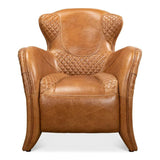 Hera Arm Chair Unique Leather Club Chair Club Chairs LOOMLAN By Sarreid