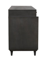 Hermosa Wood Black Sideboard Sideboards LOOMLAN By Noir