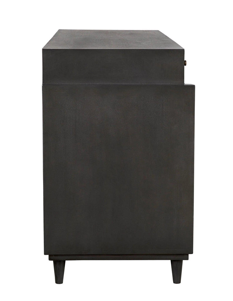 Hermosa Wood Black Sideboard Sideboards LOOMLAN By Noir