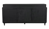 Hermosa Wood Black Sideboard Sideboards LOOMLAN By Noir