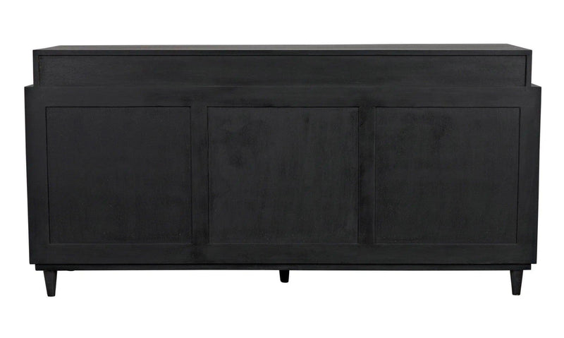 Hermosa Wood Black Sideboard Sideboards LOOMLAN By Noir