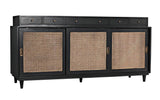 Hermosa Wood Black Sideboard Sideboards LOOMLAN By Noir