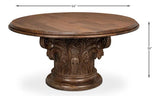 Hestia Carved Round Dining Table Dining Tables LOOMLAN By Sarreid