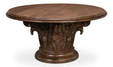 Hestia Carved Round Dining Table Dining Tables LOOMLAN By Sarreid