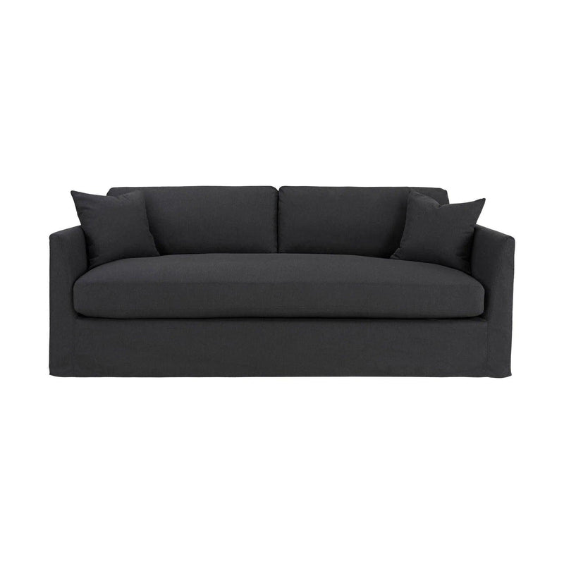 Heston Sofa - Black Fabric Sofas & Loveseats LOOMLAN By LH Imports