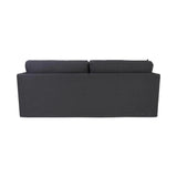 Heston Sofa - Black Fabric Sofas & Loveseats LOOMLAN By LH Imports