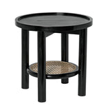 Hide Away Side Table, Charcoal Black Side Tables LOOMLAN By Noir