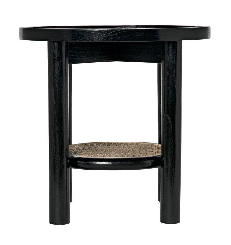 Hide Away Side Table, Charcoal Black Side Tables LOOMLAN By Noir