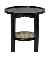 Hide Away Side Table, Charcoal Black Side Tables LOOMLAN By Noir