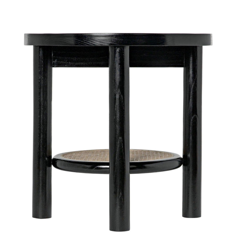 Hide Away Side Table, Charcoal Black Side Tables LOOMLAN By Noir