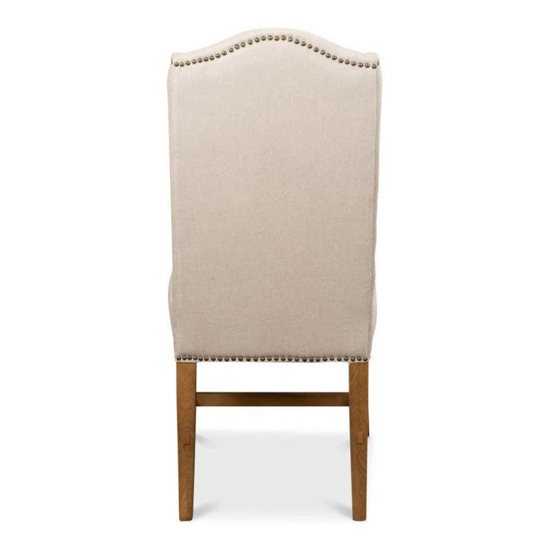 High Velvet Upholstered Armless Dining Chair (Set Of 2)