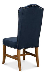 High Velvet Upholstered Armless Dining Chair (Set Of 2)