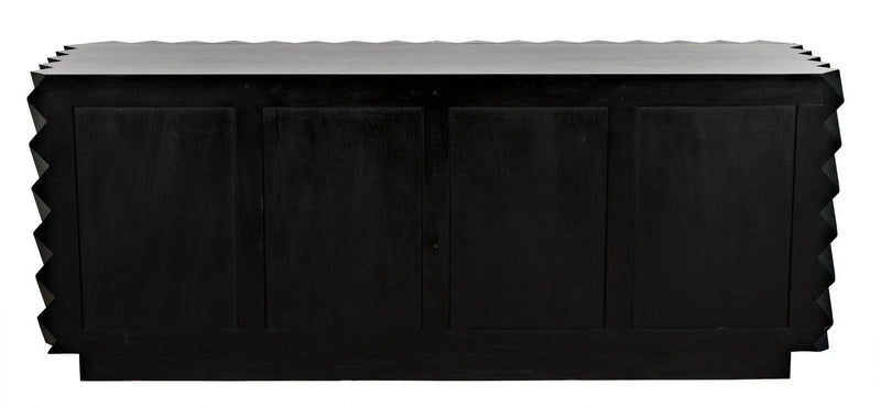 Hikaru Wood Black Dresser Dressers LOOMLAN By Noir