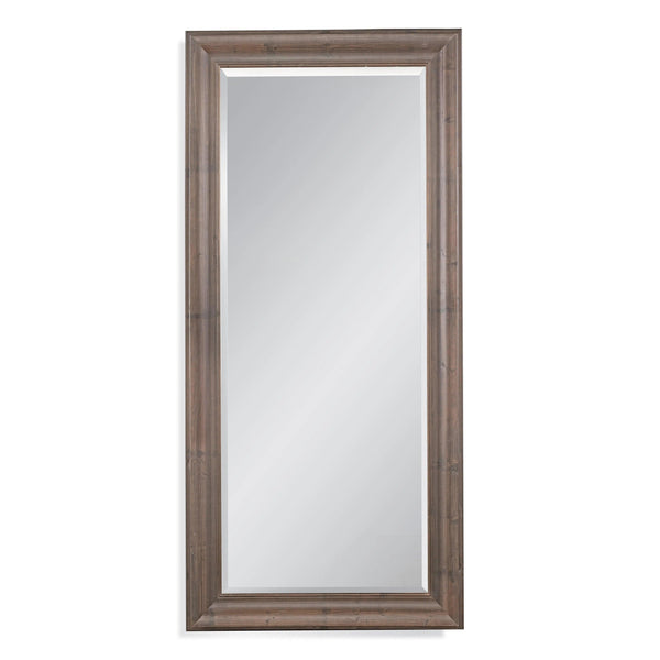 Hitchcock Wood Brown Vertical Floor Mirror Floor Mirrors LOOMLAN By Bassett Mirror