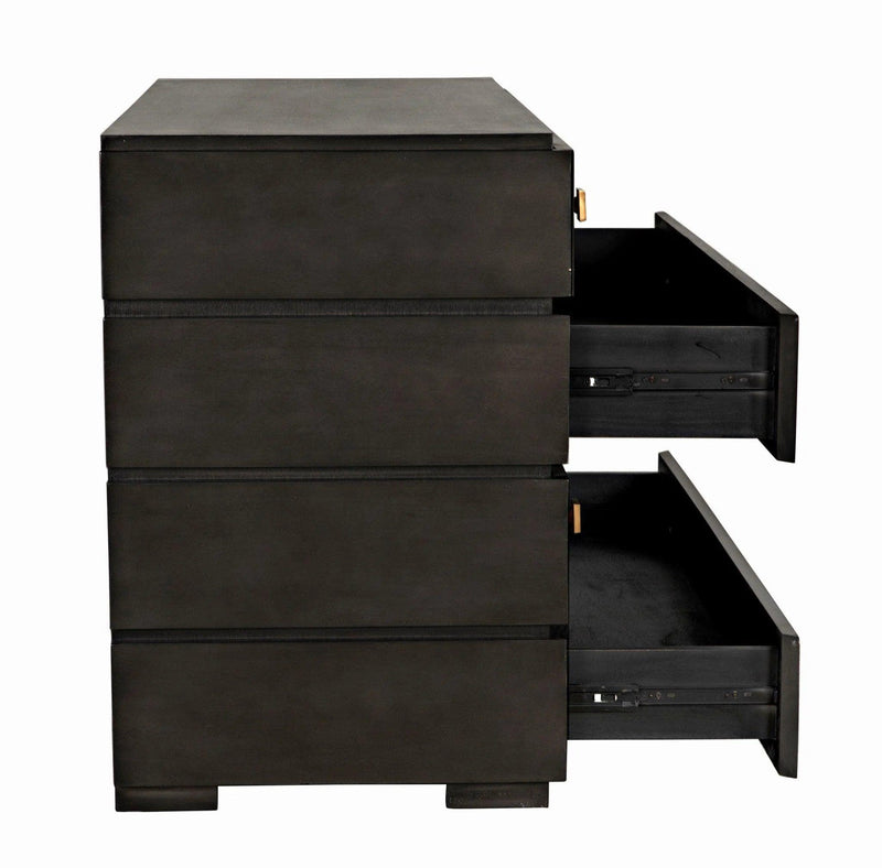 Hofman Wood Black Dresser Dressers LOOMLAN By Noir