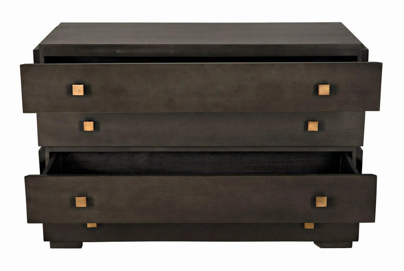 Hofman Wood Black Dresser Dressers LOOMLAN By Noir