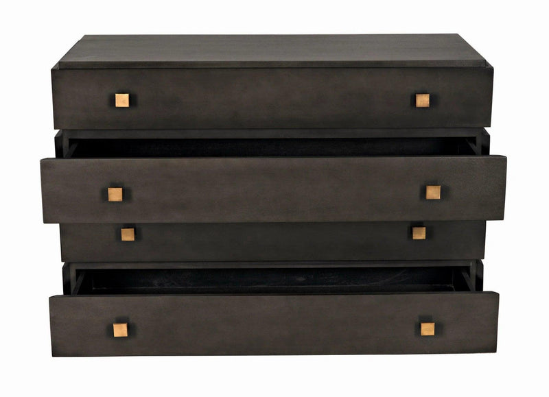 Hofman Wood Black Dresser Dressers LOOMLAN By Noir