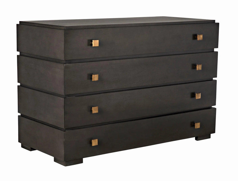 Hofman Wood Black Dresser Dressers LOOMLAN By Noir